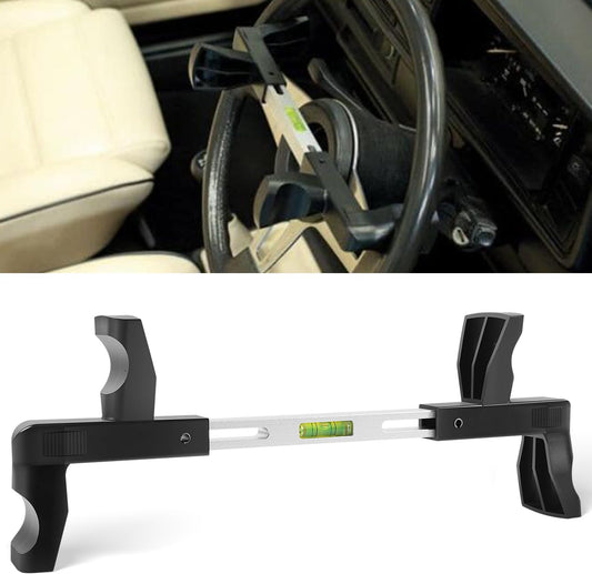 ATD-3100 Steering Wheel Level Alignment Tool - Steering Wheel Level Bar Tool - Universal Use for Passenger Cars, Vans & Trucks with Steering Wheel Internal Diameter 270mm-340mm, Spring-Loaded