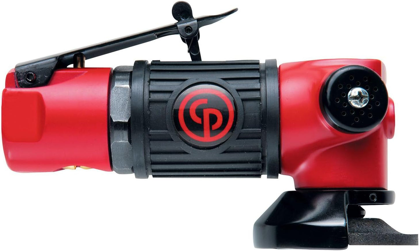 Chicago Pneumatic CP7500D - Air Grinder Tool, Welder, Woodworking, Automotive Car Detailing, Stainless Steel Polisher, Heavy Duty, Right Angle Grinder, 2 Inch (50 mm), 0.2 HP / 150 W - 22000 RPM , Red