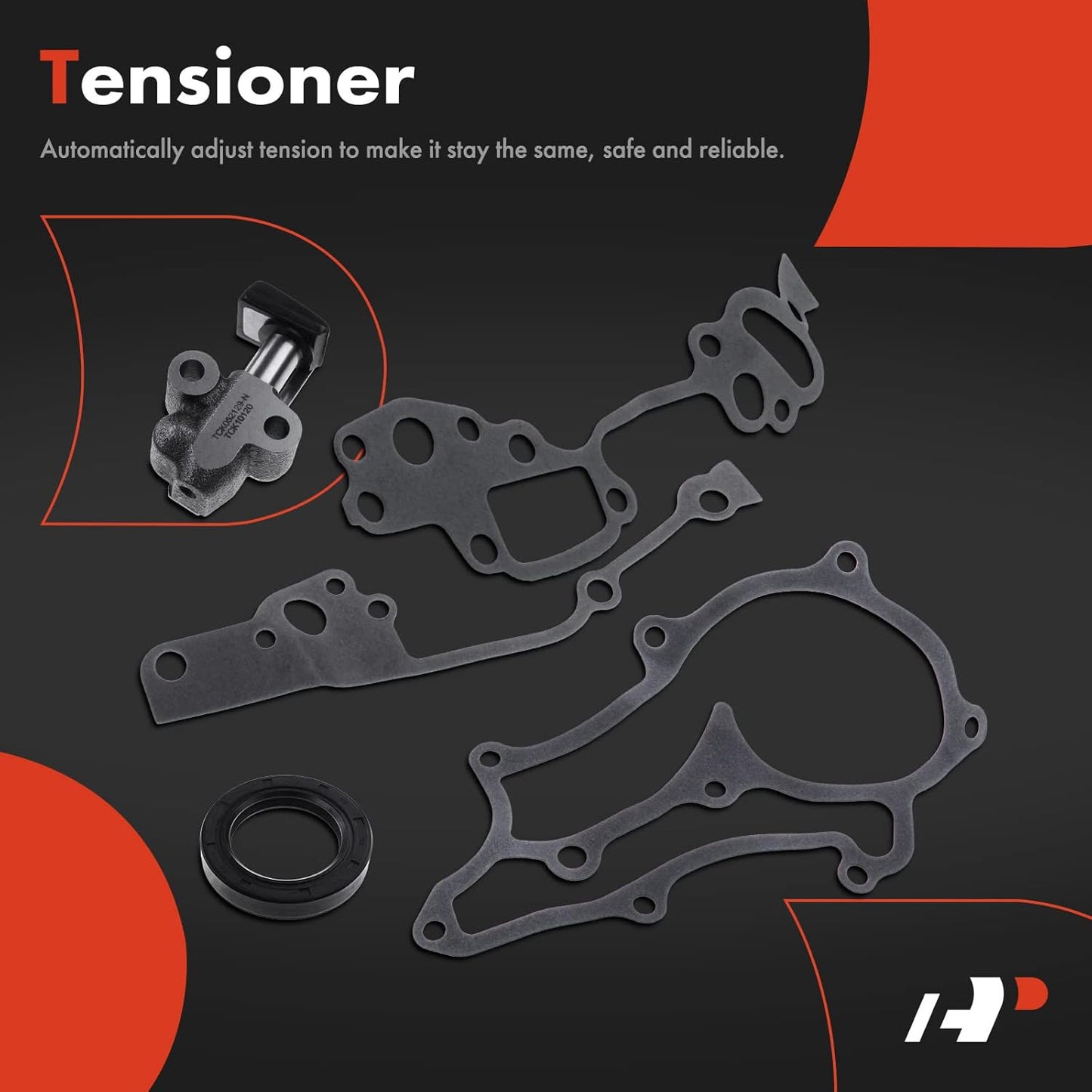 A-Premium Engine Timing Chain Kit W/Sprocket & Guide Rail [fits SOHC, 4Cyl 2.4L] Compatible with Toyota 4Runner 1985-1995, Pickup 1985-1995, Celica 1985, Replace# 1350635030, 1356238010, 1356138010