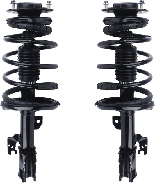 Autoround Front Complete Strut & Coil Spring Assembly Compatible with 2002 2003 Toyota Camry Lexus ES300 171490 171491