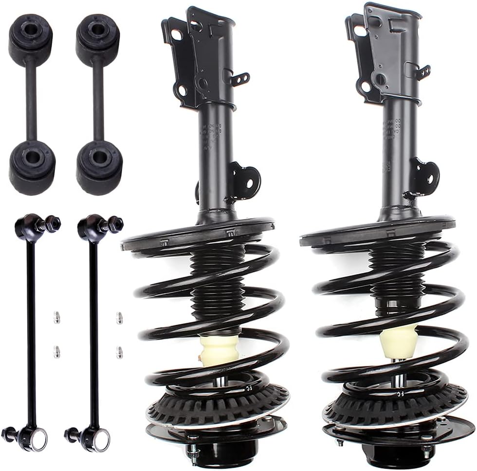 SCITOO Struts Shock suspension kit for 2001-2007 for Chrysler Town & Country 2001-2003 for Chrysler Voyager 2001-2007 for Dodge Caravan 2001-2007 for Dodge Grand Caravan Front Complete Struts 6Pcs