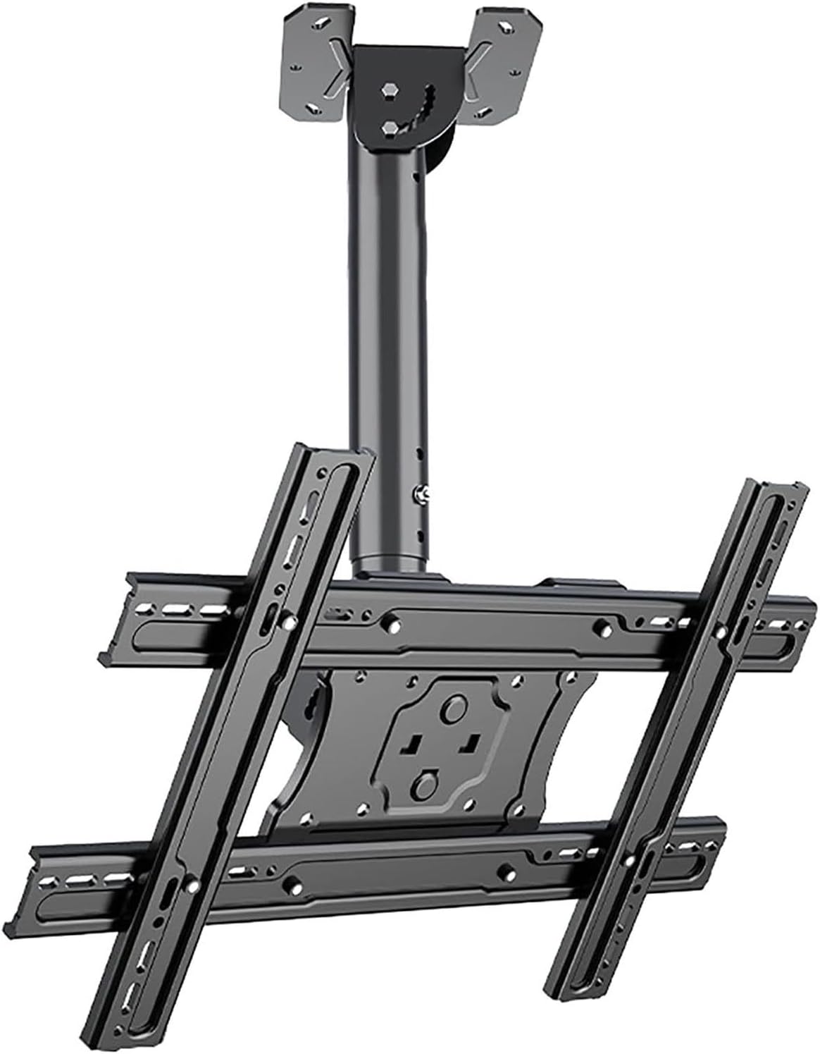 Ceiling TV Mount Wall Mount for TVs Swiveling Ceiling TV Bracket with 45° Tilt Compatible with 32 75 Inch TVs Heavy Duty Adjustable Space Saving Design