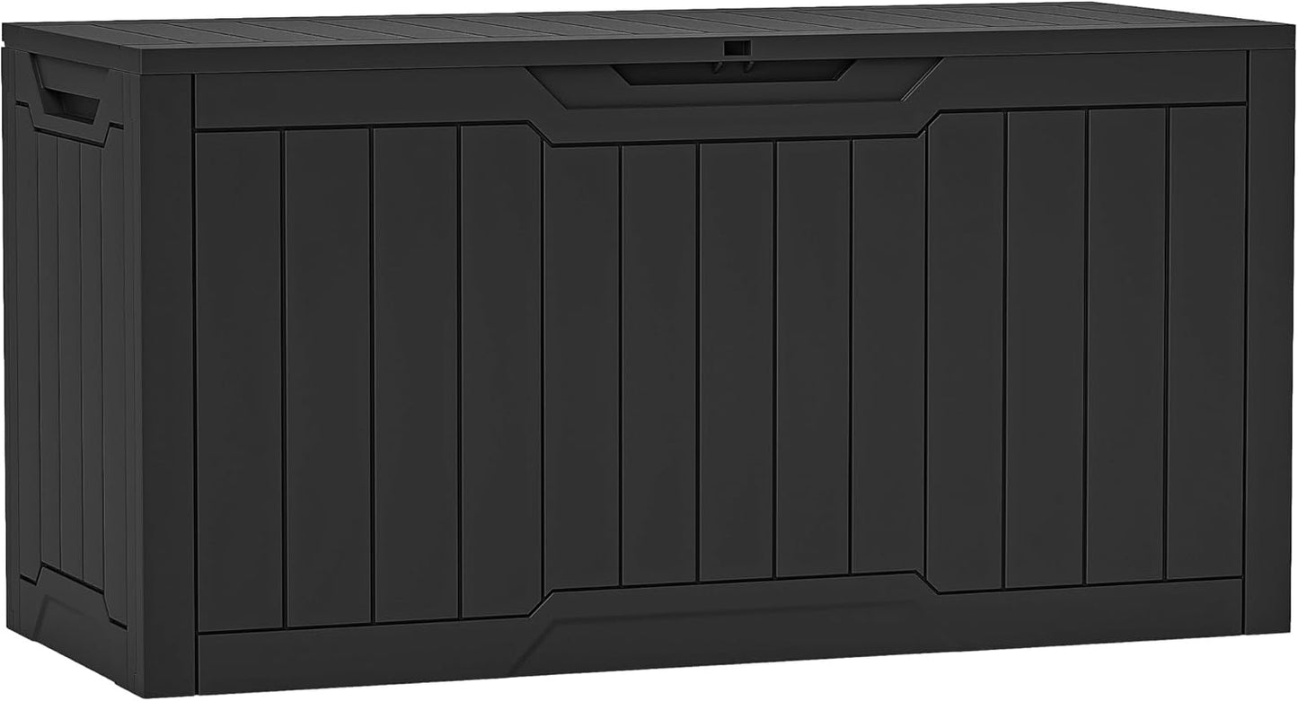 YITAHOME XXL 230 Gallon Large Outdoor Storage Deck Box for Patio Furniture, Outdoor Cushions, Garden Tools and Sports/ Pools Equipment, Weather Resistant Resin, Lockable (Taupe)