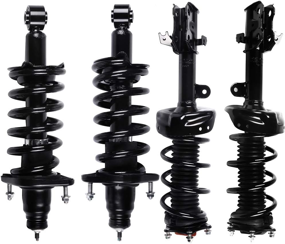 272491 172497L Front and Rear Pair Complete Strut Spring Coil Springs Shock Absorber Assembly Replacement for 2007-2011 for CR-V
