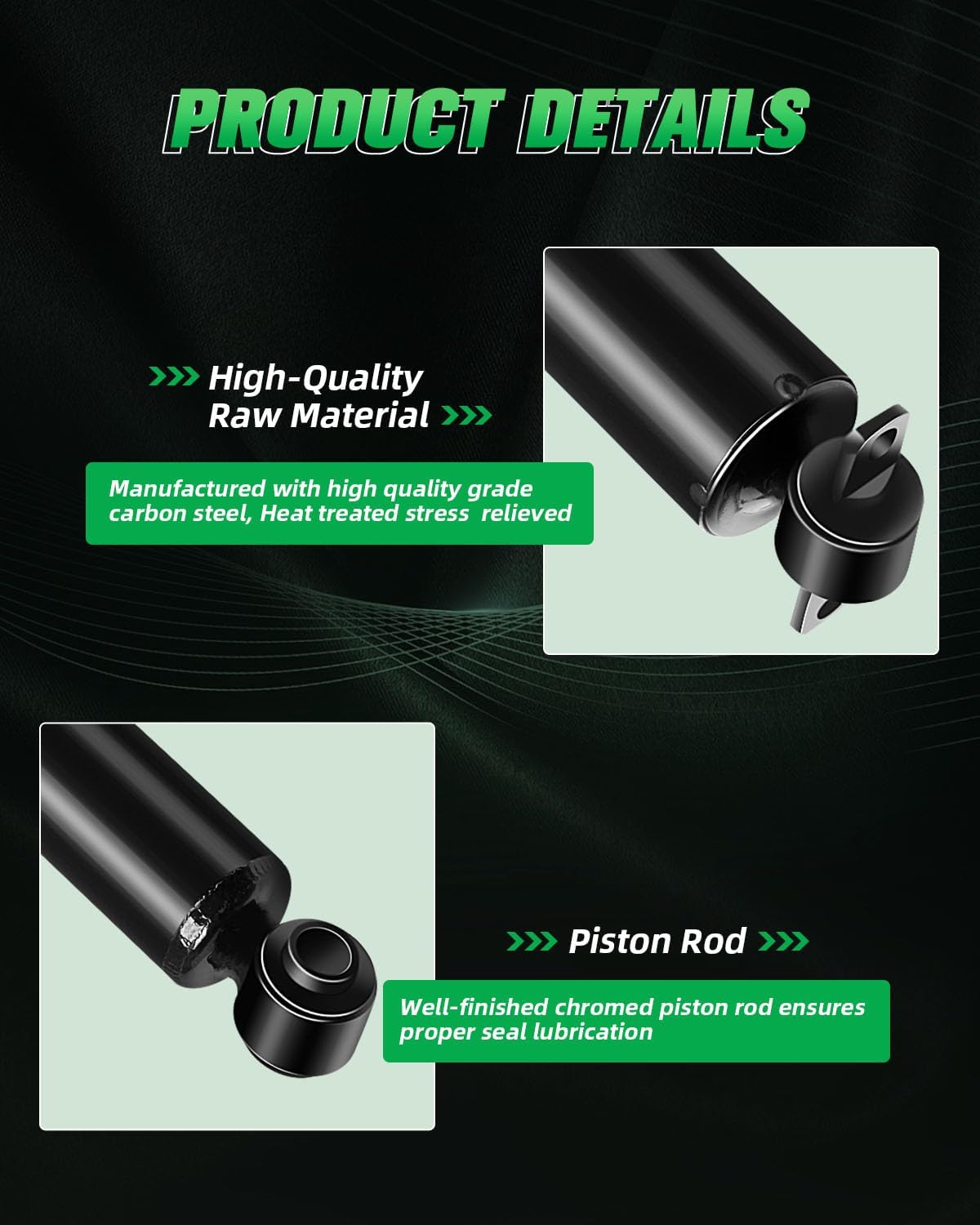 SCITOO - Rear Shock Absorber for Chevy Fits 1996 1998 2000-2002 2007-2011 for Chevy Express 2500/3500,94 96 98 for Chevy K1500 Suburban,97 99 03-11 for GMC Savana 3500 Shocks 344262 Struts - 2Pc Set