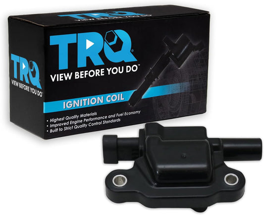 TRQ Ignition Coil Square Style New for 2016-2018 Camaro 6.2L / 2014-2018 Corvette 6.2L / 2014-2018 Silverado 1500 4.3L 5.3L 6.2L / 2015-2018 Tahoe 5.3L 6.0L / 2014-2018 Sierra 1500 4.3L 5.3L 6.2L