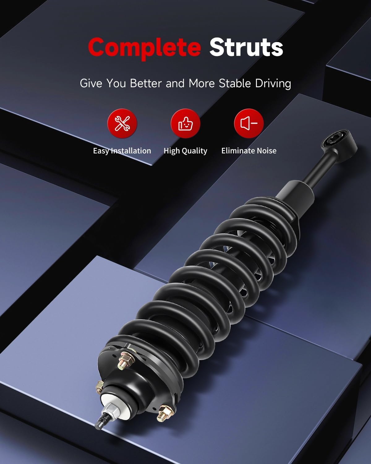 Complete Struts Shock Absorbers Fits for 2003-2020 for Toyota 4Runner,2007-2014 for Toyota FJ Cruiser,2005-2015 for Toyota Tacoma cciyu 171371L 171371R Quick Struts Assembly Front Pair Struts 4WD