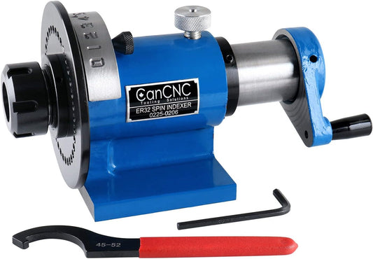 0225-0206 ER32 Precision Indexing and Grinding Spin Index, w/a Wrench
