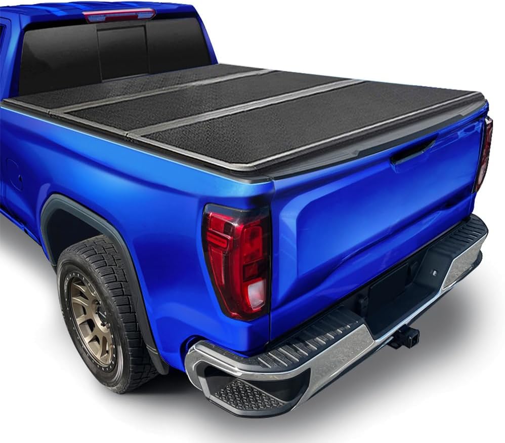 Tyger Auto T3 Soft Tri-fold Truck Bed Tonneau Cover Compatible with 2019-2025 Chevy Silverado GMC Sierra 1500 (Not Fit 19 LD; 19-25 Classic) | 5'10" (70") Bed | TG-BC3C1053
