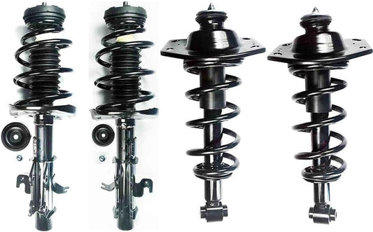 Complete Strut Assembly, Front and Rear Strut and Coil Spring Assembly Loaded Struts Set 4 for Chevrolet Camaro 2012 2010 2011 for Chevy Camaro 2012 2010 2011