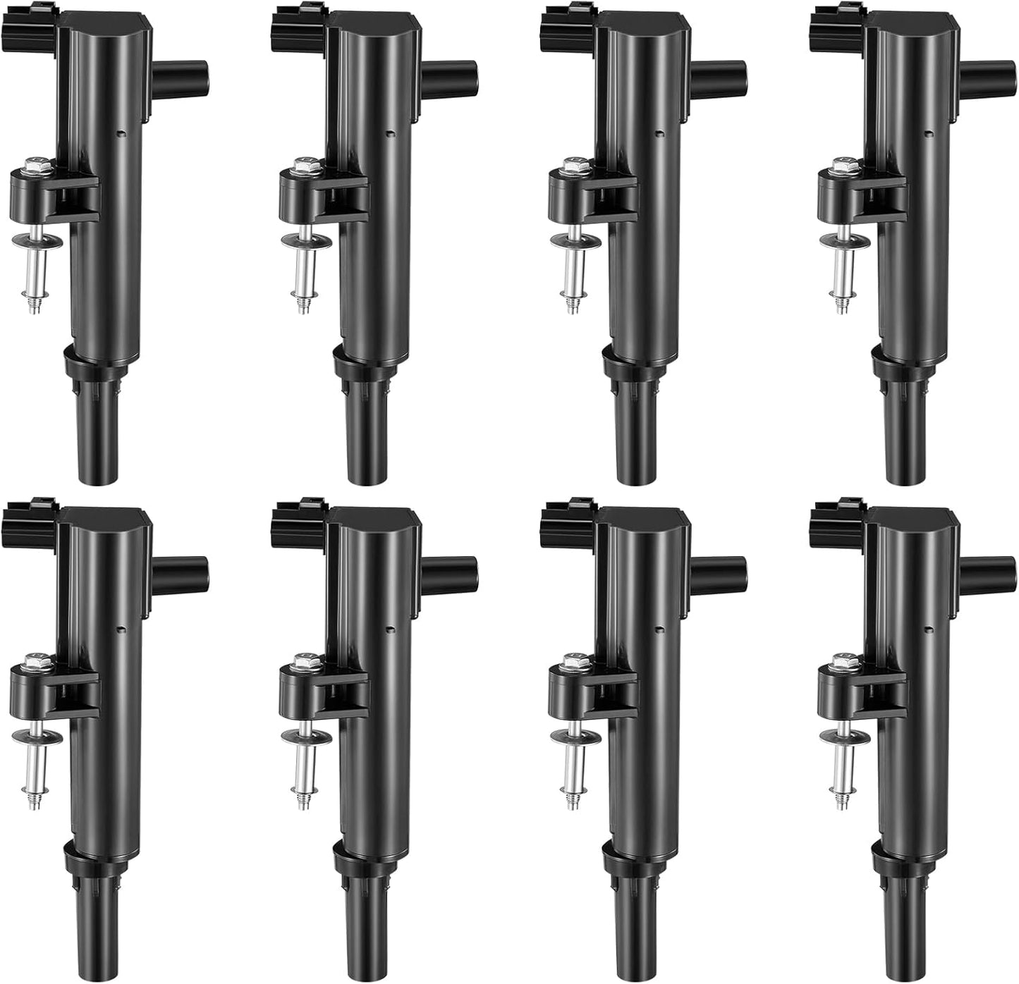 BDFHYK Ignition Coil Pack UF807 and Iridium Spark Plugs 93175 Compatible with Chrysler Pacifica Dodge Durango Jeep Grand Cherokee Wrangler Ram 1500 3.6L V6 68223569AB LKR7DIX-11S, Sets of 6