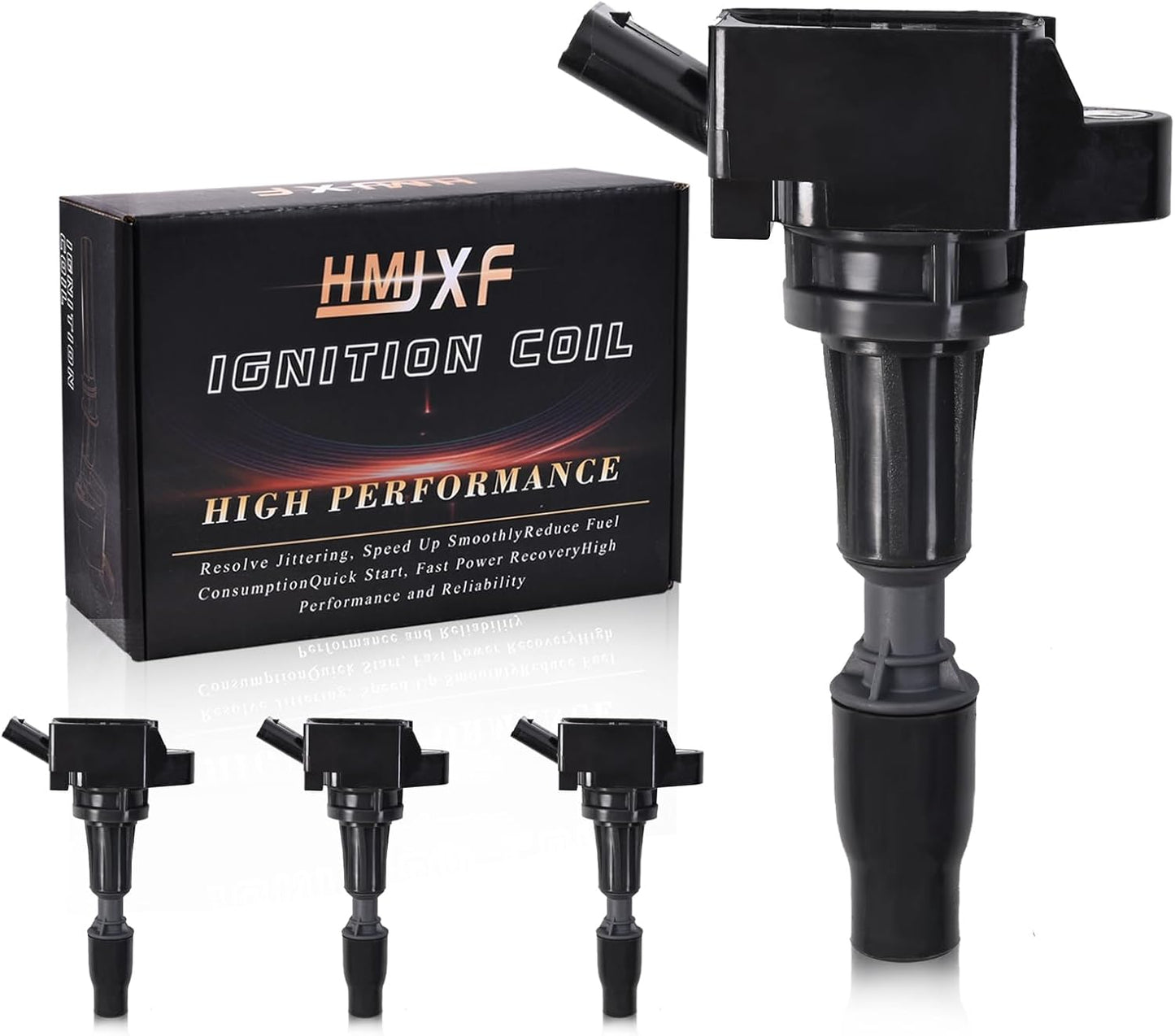 Set of 6 Ignition Coil Packs UF595 UF553 5C1652 E1053 DG520 Compatible with Ford Lincoln Taurus Explorer F-150 Mustang Transit 150 250 350 MKS MKT MKX MKZ - 3.5L 3.7L V6