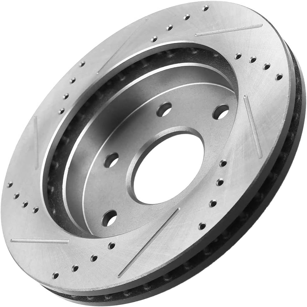12.01" Front Disc Brake Rotors and Ceramic Brake Pads for 1999-2006 Chevy Silverado 1500, 2000-2006 Tahoe/Suburban 1500/Cadillac Escalade/GMC Sierra 1500, 2000-2006 Yukon XL/Yukon XL 1500