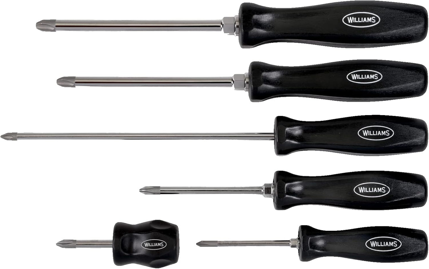 Williams JHW100P-19MD 19 Piece Endurogrip and Supertorque Premium Mixed Screwdriver Set