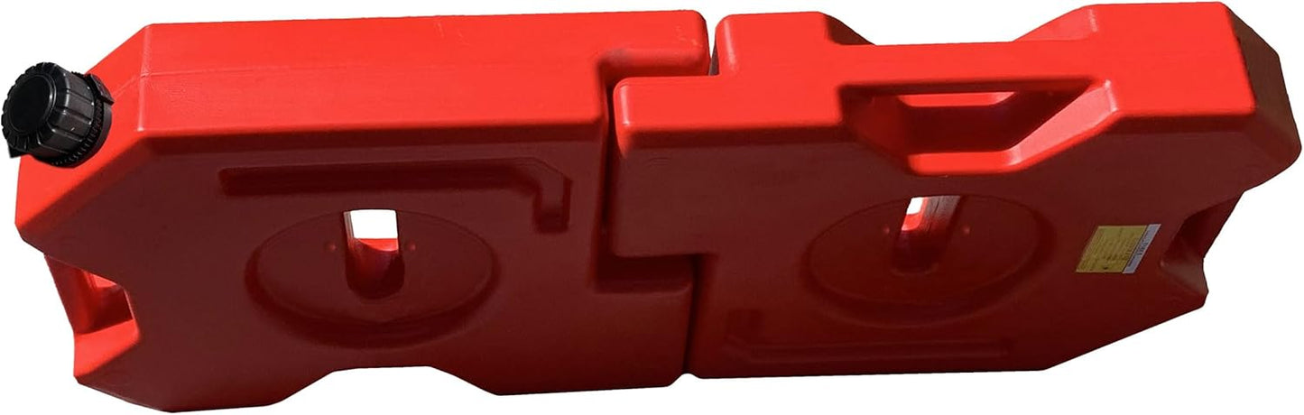 2 Gallon Cans, Transfer Tank,Storage Container fit for Most Cars, Motorcycle,Truck, Small size boat, Red,2pcs (2 pcs)
