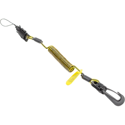 3M - EXT-C2LCOIL-10PK DBI-SALA Fall Protection For Tools,1500060,Clip2Loop Coil Tether For Small Objects, Swivel Snap For Any D-Ring Attachment, Side Release Loop,10-Pack
