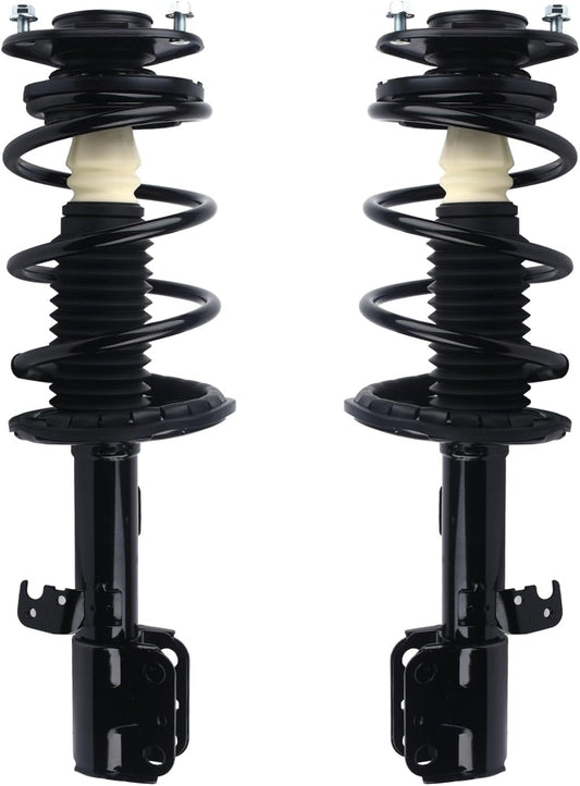Autoround Front Complete Strut w/Coil Spring Assembly Compatible with Scion TC 2005 2006 2007 2008 2009 2010-172391 172390