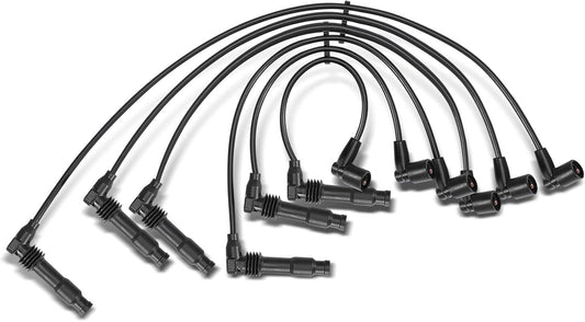 A-Premium Ignition Spark Plug Wires Set of 6 Compatible with Cadillac Catera 1997 1998 V6 3.0L