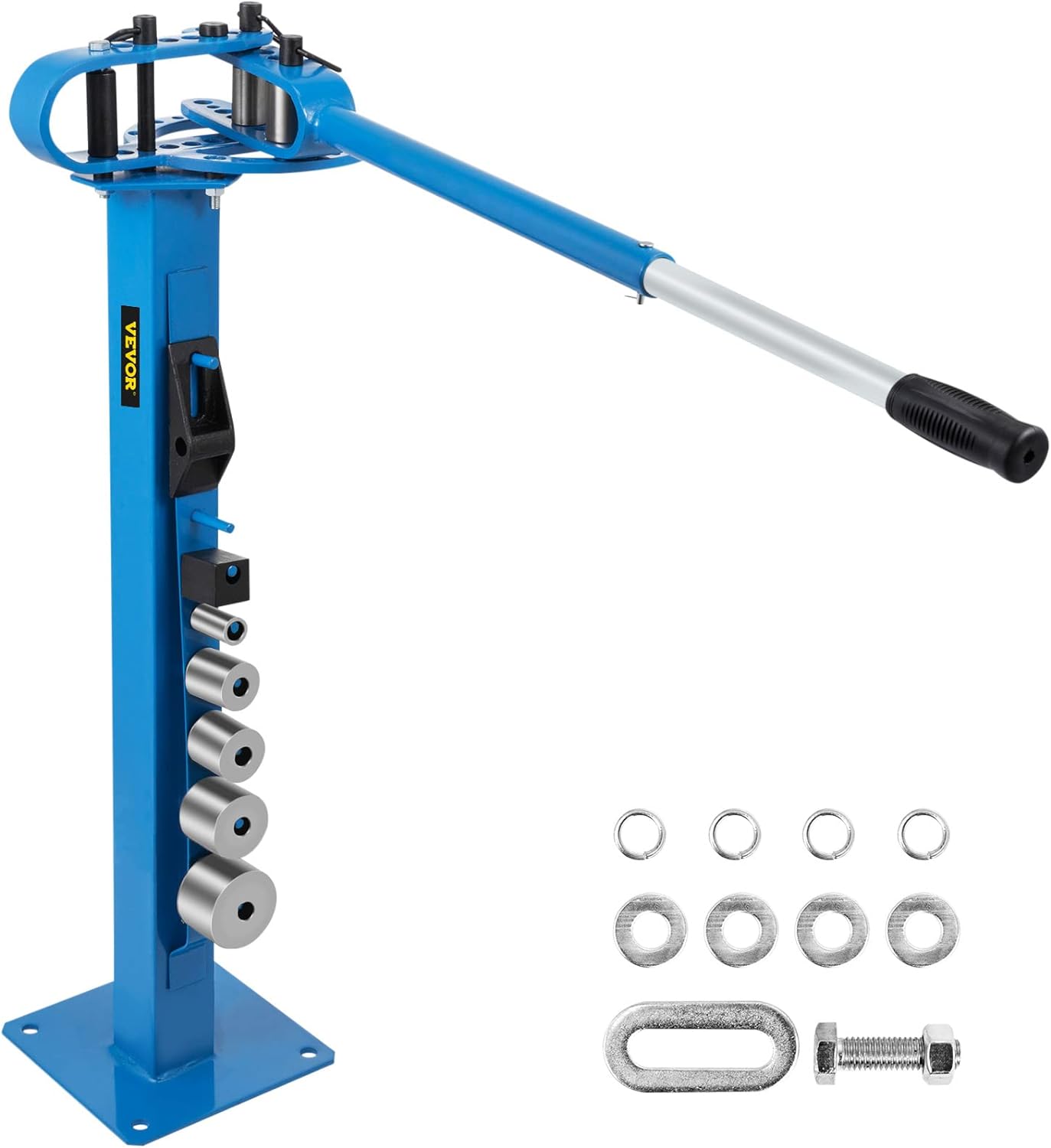 VEVOR Manual Bending Machine, Pipe Tube Bender with 14 Bending Dies, 200° Heavy-Duty Tube Bending Tool for Copper Aluminum Iron Pipes, Ideal for HVAC Air Conditioning Refrigerator Auto Repair
