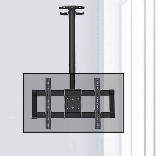 Adjustable Ceiling TV Mount Stand - Fits 39-90 Inch TVs Cable Management Max Load 85kg Easy Installation Compatible with VESA 600x400mm Perfect for Home Theater