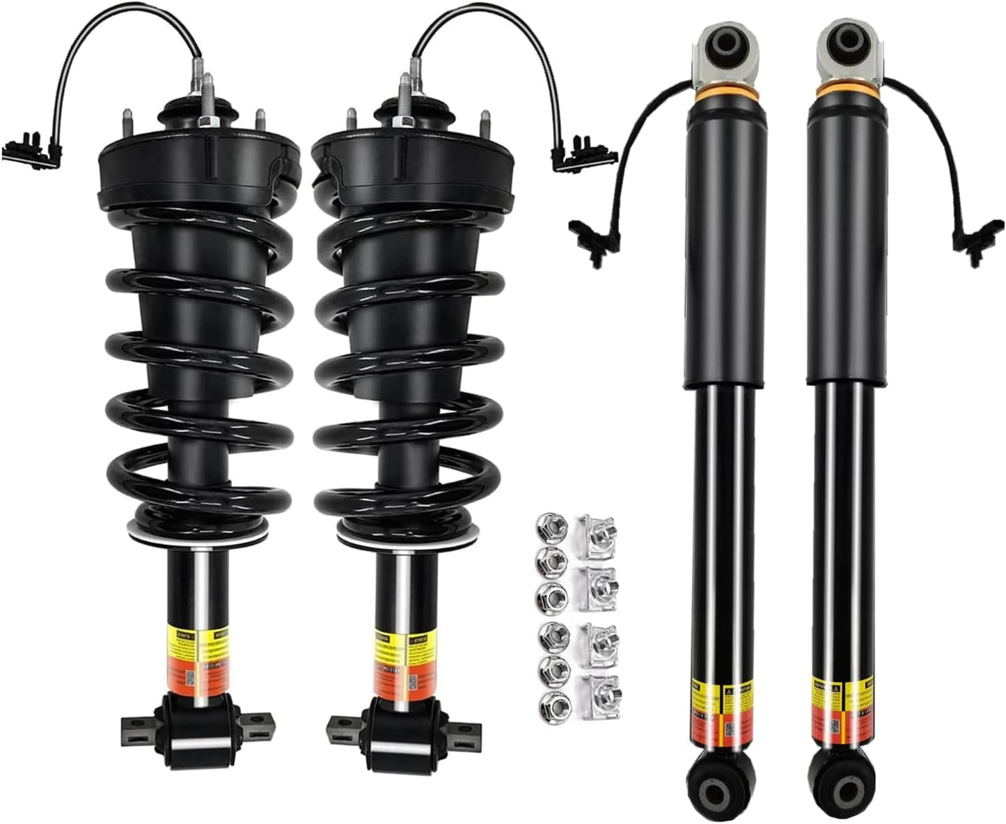 84176631 84176675 4PCS Front & Rear Shocks Struts Assembly Magnetic Ride Control Suspension Compatible with Cadillac Escalade fits for Chevy Tahoe Suburban fits for GMC Yukon XL 2015-2020