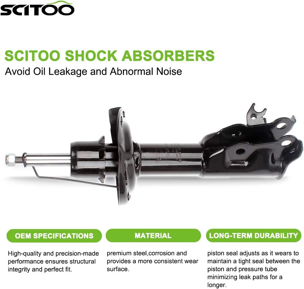 SCITOO Front Shocks Set of 2 for Civic, Shocks Absorbers and Struts Fits 2006 2007 2008 2009 2010 2011 for Honda Civic Amortiguadores