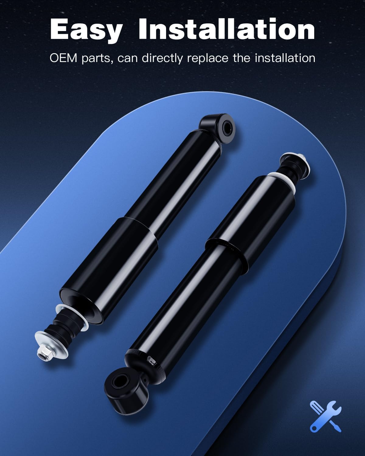 Shocks Frontier,ECCPP Front Rear Shocks Absorbers for Nissan Gas Struts Fits 2000 2001 2002 2003 2004 for Nissan Frontier,2000-2004 for Nissan Xterra Auto Shocks 344469 37245 344015 911172 (Set of 4)