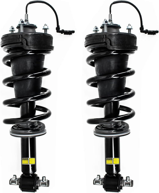 84176631 2 PCS Front Struts complete assembly Shock Absorber w/Magnetic Assy with spring for 2015-2021 Cadillac Escalade Tahoe Suburban Silverado GMC Sierra 1500 Yukon (XL) 84977478 580-1108