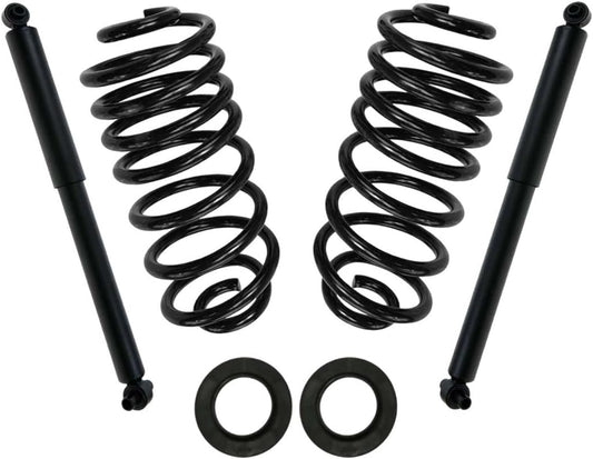 AutoShack Rear Air to Shock Coil Spring Conversion Kit Set Replacement for Chevrolet Trailblazer EXT GMC Envoy XUV Envoy XL Saab 9-7x Buick Rainier Isuzu Ascender Oldsmobile Bravada V8 4WD SCK348G32RK