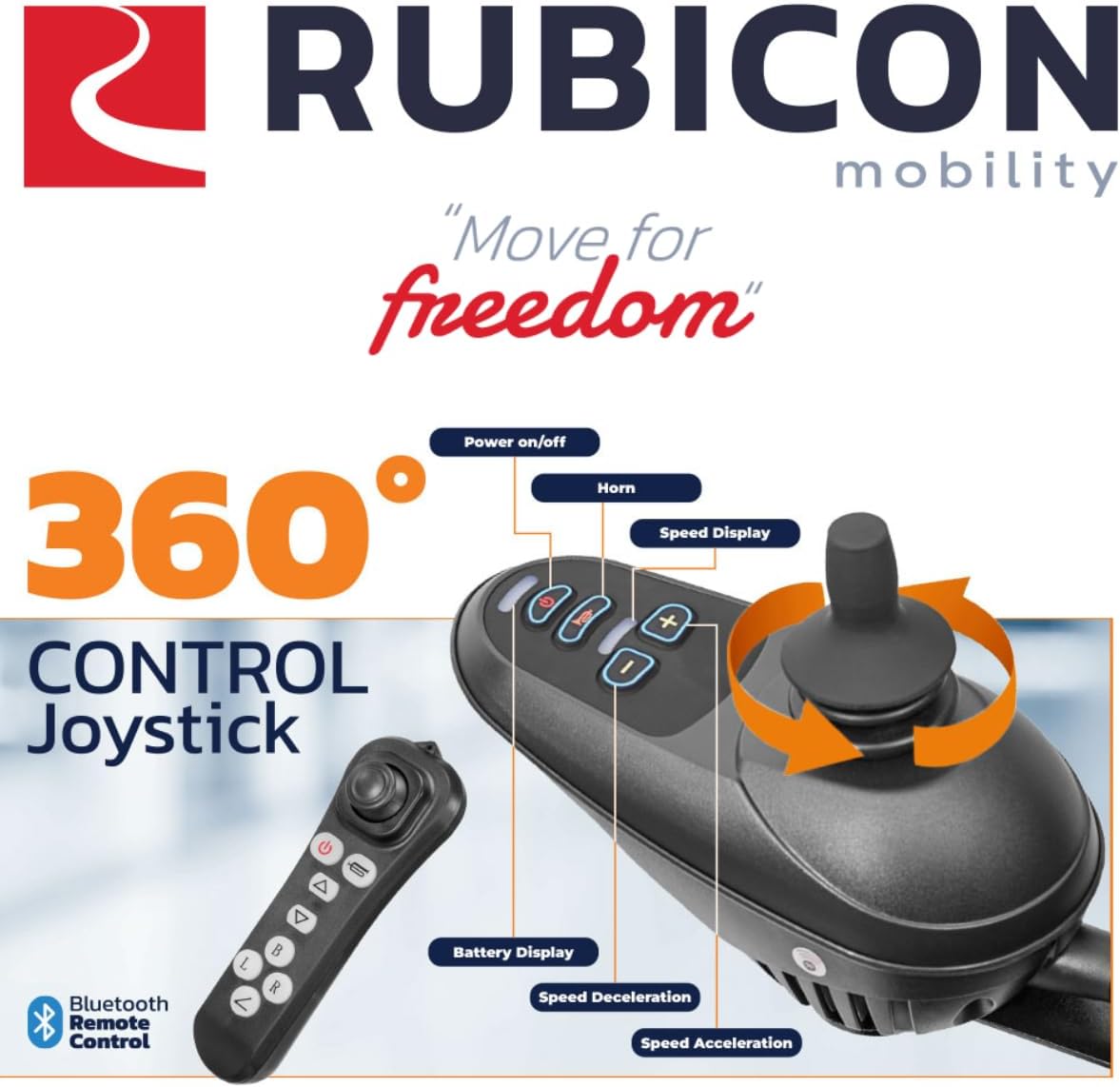 Rubicon DX14 - Longest Range 30 Miles, Airline Approved Electric Wheelchair, Dual 12AH Lithium Batteries, 2x300W Motors, Leather Cushion, Foldable, Lightweight & Powerful (Model1)