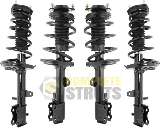 COMPLETESTRUTS - Front & Rear Complete Strut Assemblies with Coil Springs Replacement for 2013-2016 Toyota Venza AWD - Set of 4