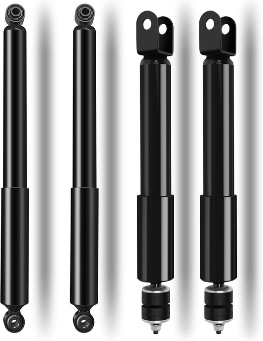 4x Struts AUTOMUTO Shock Absorbers Fits 1999-2006 for Chevy Silverado 1500,1999-2008 for GMC Sierra 1500 with 344381 344386 Auto Shocks - Front Rear