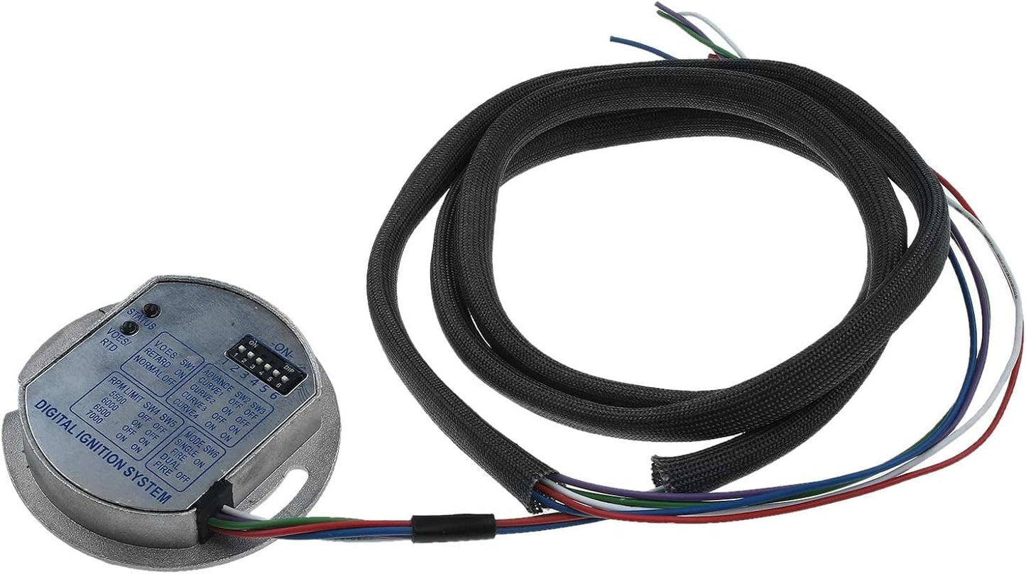 A-Premium Single Fire Programmable Ignition Module Compatible with Harley-Davidson Heritage Springer Sportster Super Glide Bobber Chopper
