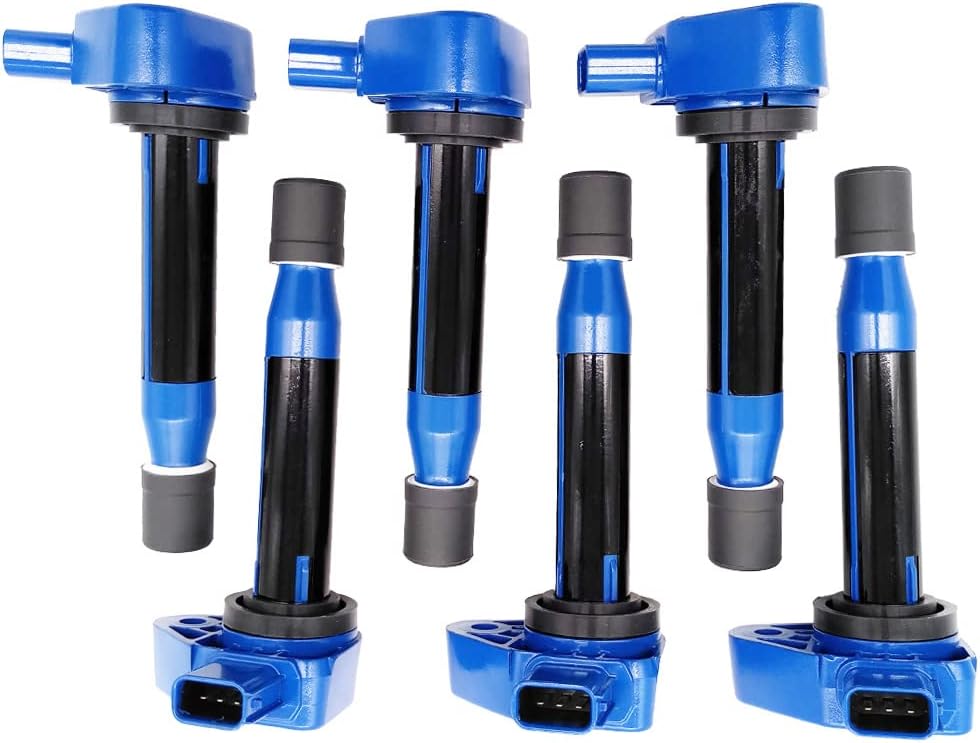 UF242 C1221 6pcs Set Ignition Coils Replacement for 2005 2006 2007 2008 Acura CL RL TL 2001 2002 2003 Honda Accord Odyssey Pilot Civic 1.7L 3.0L 3.2L 3.5L 30520P8EA01 30520RCAA02