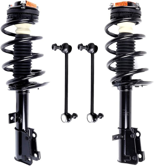 SCITOO Struts suspension kit For Dodge Journey 2009 2010 2011 2012 2013 2014 2015 2016 2017 2018 2019 Front Strut Spring Assembly Stabilizer Bar Link 4Pcs,172509 172510 K750382