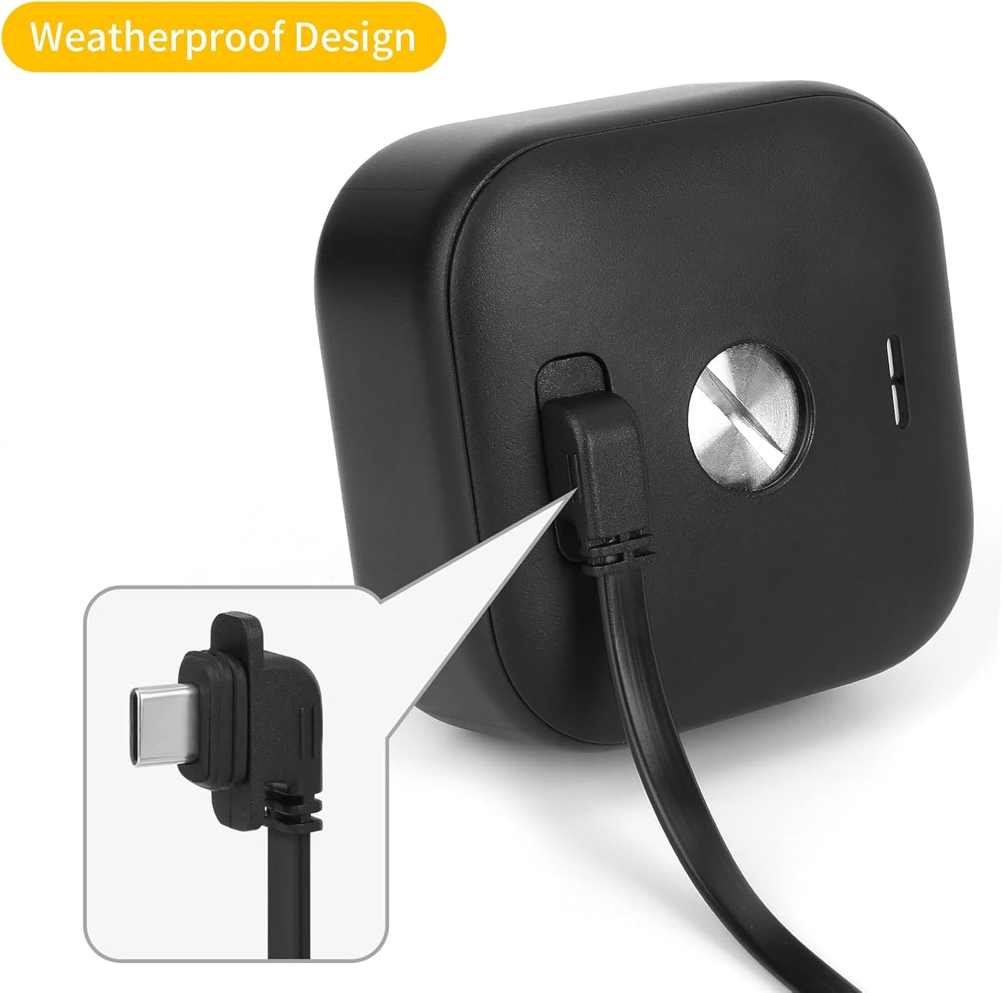 7W Solar Panel for Blink Outdoor 4 (4th Gen)/Blink Outdoor (3rd Gen) XT3 and Blink XT/XT2 Camera,11.8Ft Outdoor Power Cable and Adjustable Mount-3Pack