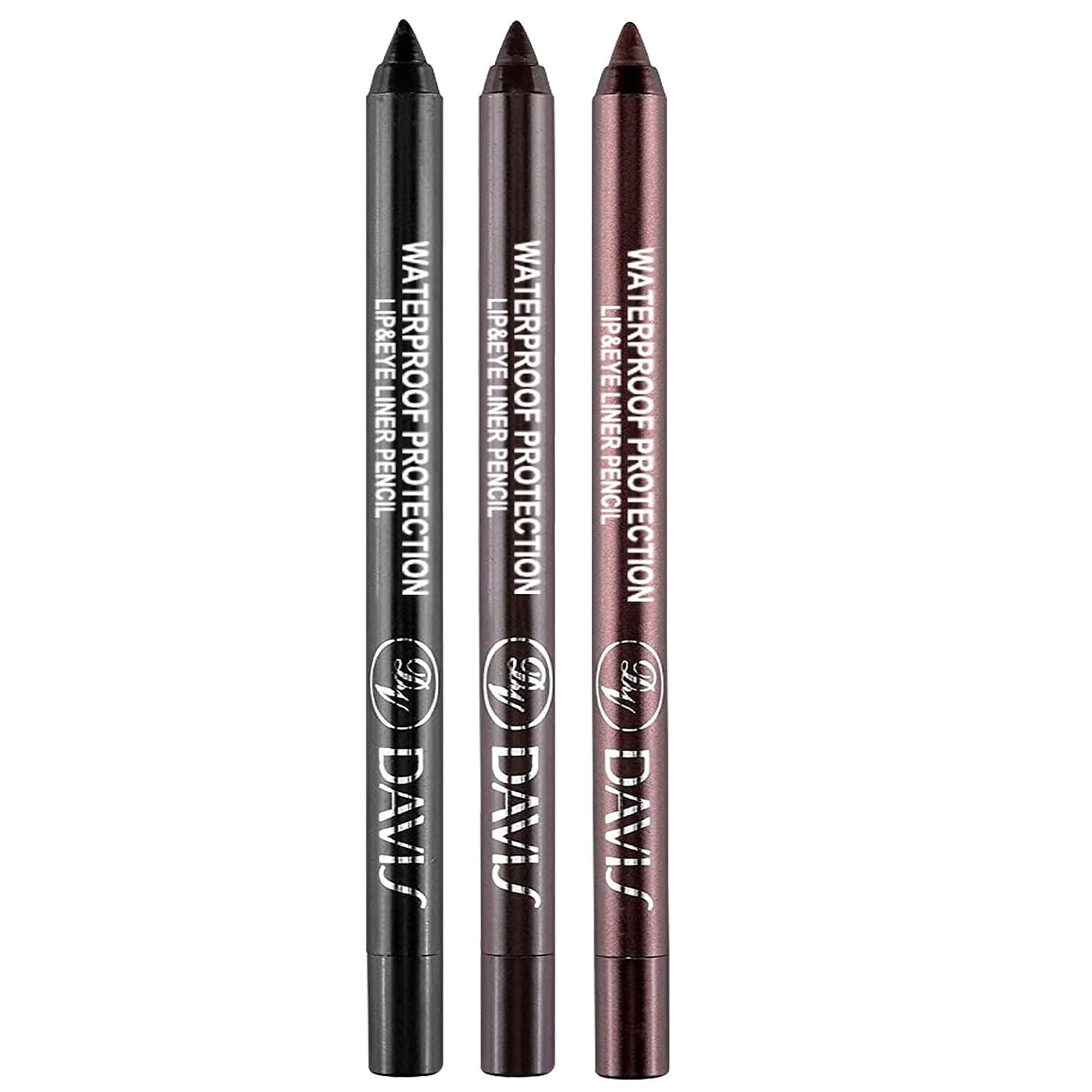 15PCS Colorful Eyeliner Pen Set, Eye Shadow Pencil, Pearl & Matte Metallic Glitter Eyeliner for Women, Eye & Lip Liner, Professional Eye Makeup Set