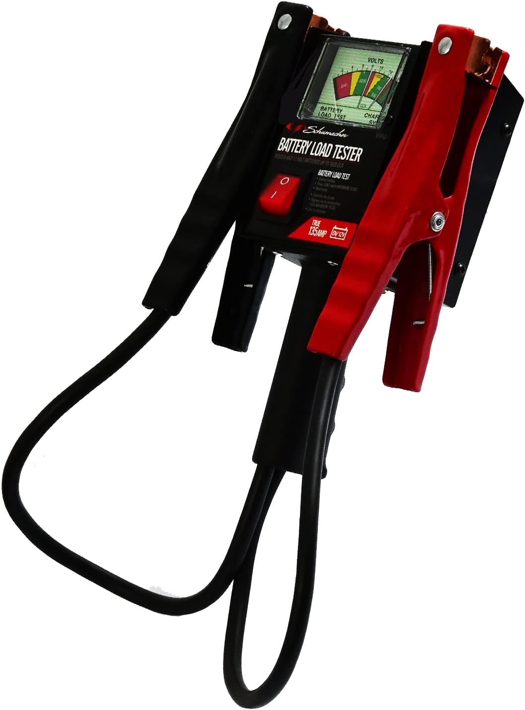 Schumacher Electric Battery, Charging, and Starting System Tester, BT453, 135 Amps, for Use with Motorcycle, ATV, Boat, Car, SUV, Truck, RV, and Classic Car Batteries