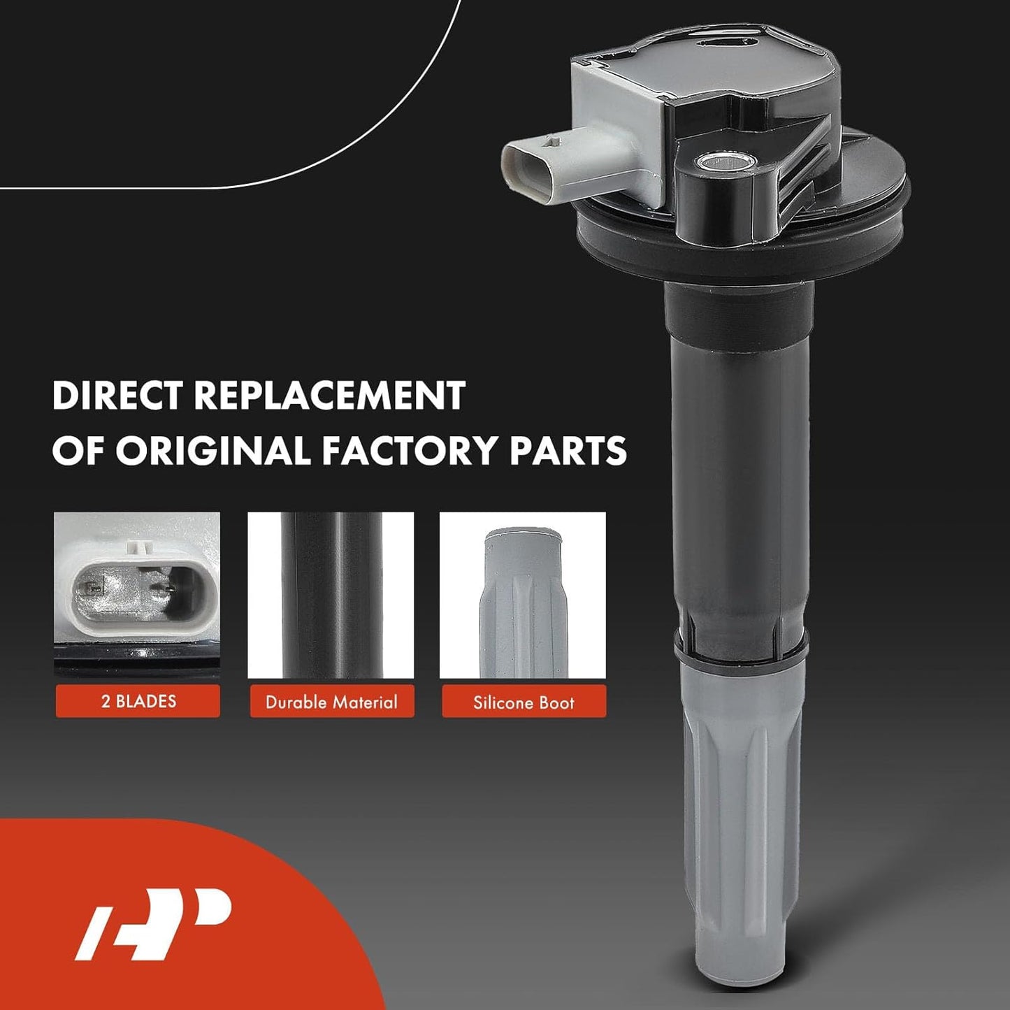 A-Premium Set of 8 Ignition Coil Pack and Iridium Spark Plugs Compatible with Ford Mustang 2015 2016 2017 2018 5.2L