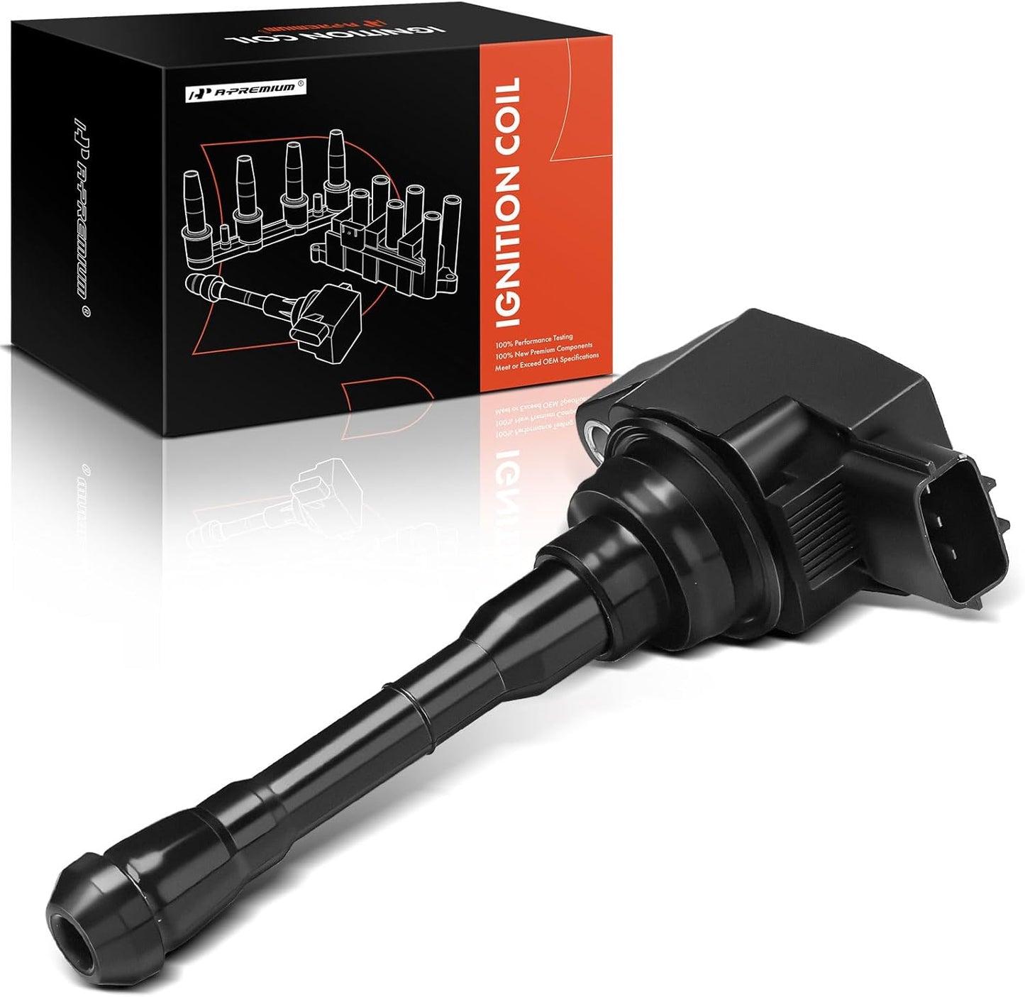 A-Premium Engine Ignition Coil Packs Compatible with Nissan Juke 2011-2017 Rogue Sport 2017-2019 1.6L 4-PC Set