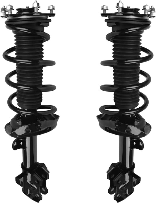 Autoround Front Complete Struts w/Coil Spring Assembly 272492 272491 Compatible with Honda CR-V 2007 2008 2009 2010 2011 2012 2013 2014