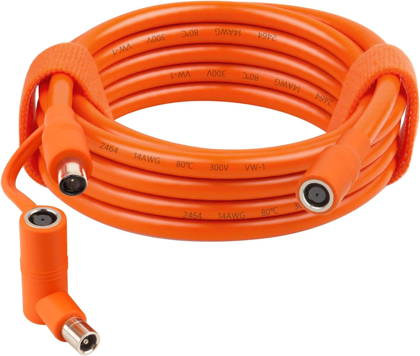14AWG DC 8mm Extension Cable for Solar Panel 50FT,DC7909 Solar Panel Cable Female to Male with DC8020 Male Adapter Compatible with Aker,GZ Yeti,BLUETT,Jackery Portable Power Station - 50 Foot