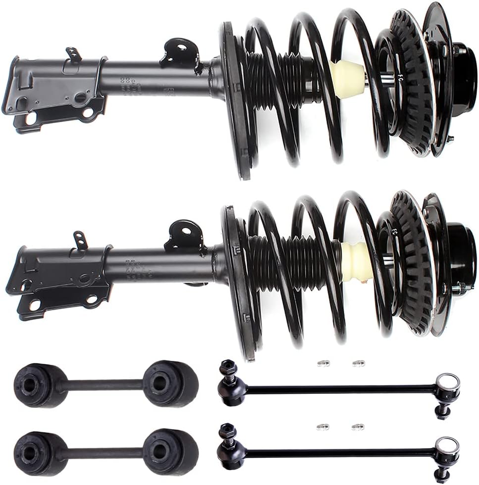 SCITOO Struts Shock suspension kit for 2001-2007 for Chrysler Town & Country 2001-2003 for Chrysler Voyager 2001-2007 for Dodge Caravan 2001-2007 for Dodge Grand Caravan Front Complete Struts 6Pcs