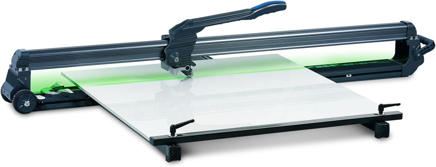 "YJINGRUI Manual Tile Cutter 48 inch, Tile Cutting Machine, Large Porcelain Tile Tools with Transport Handle and Wheels"