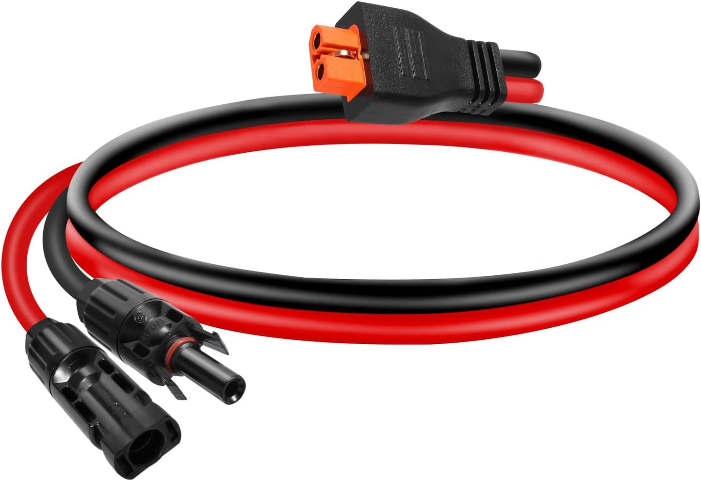 10AWG Tinned Copper Wire XT60i to Solar Panel Connector Extension Cable 35FT – Heavy-Duty Solar to XT60i Cable for RC Batteries, Drones, Solar Power Systems, and Renewable Energy Applications