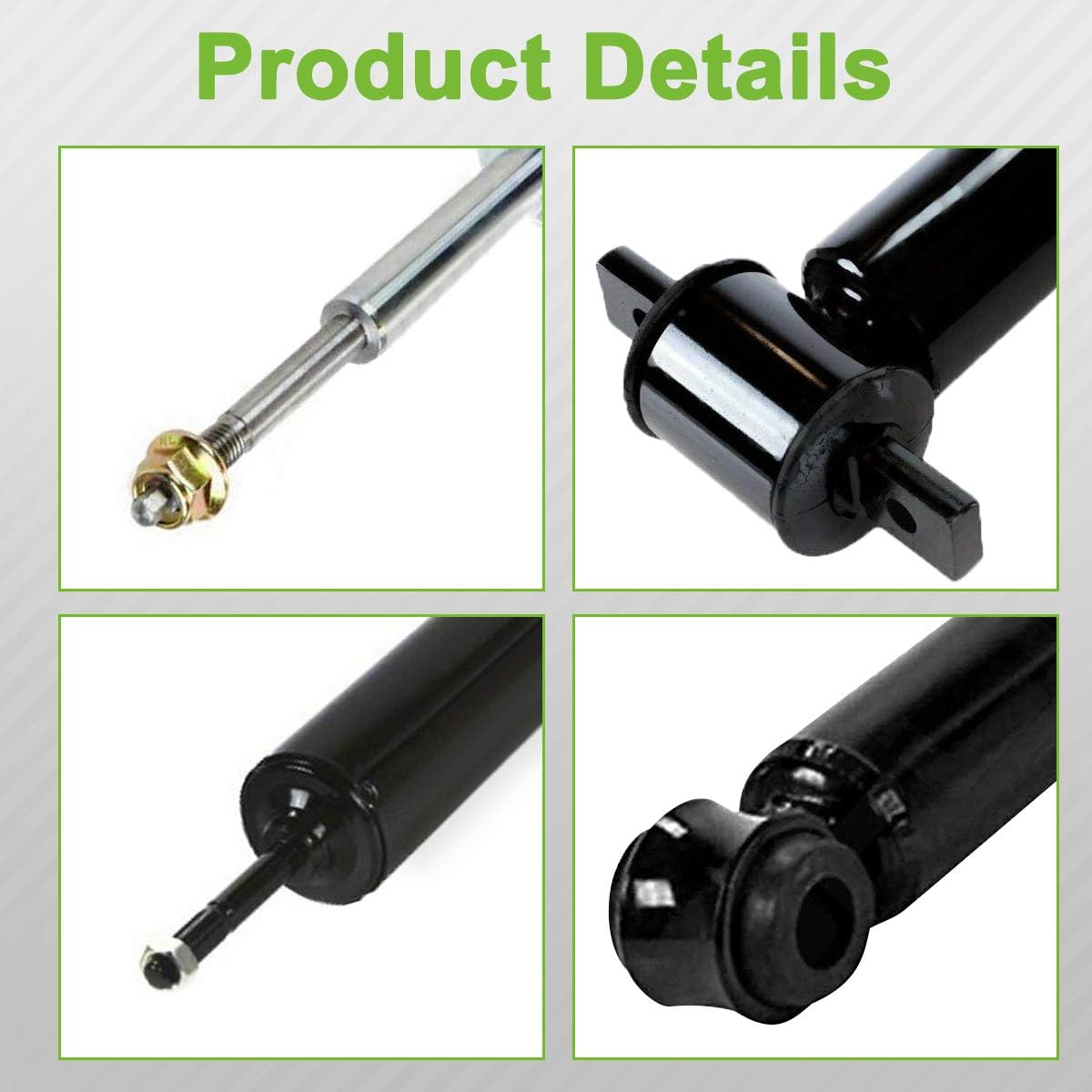 SCITOO Full Set Shocks for Camaro, Shocks Absorbers and Struts Fits 1993 1994 1995 1996 1997 1998 1999 2000 2001 2002 for Chevy for Camaro,1982-2002 for Pontiac for Firebird Amortiguadores