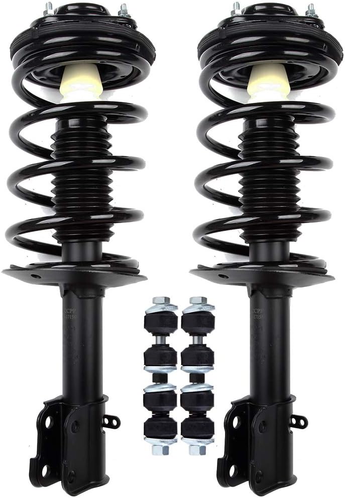 SCITOO Front Strut Spring Assembly Sway Bar Links Kit 4 pck,shocks and struts for 2000-2002 for Chrysler Neon 2000-2005 for Dodge Neon 2003-2005 for Dodge SX 2.0 Struts 171580 K7348 assembly