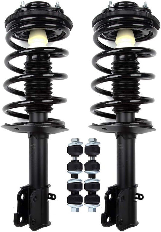 SCITOO Front Strut Spring Assembly Sway Bar Links Kit 4 pck,shocks and struts for 2000-2002 for Chrysler Neon 2000-2005 for Dodge Neon 2003-2005 for Dodge SX 2.0 Struts 171580 K7348 assembly