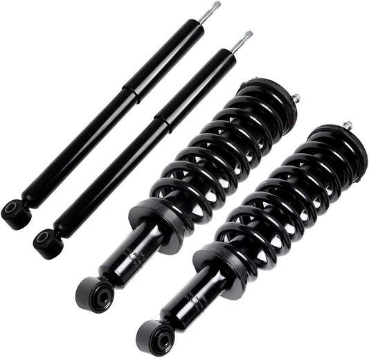 Complete Struts Shock Absorbers Fits for 2001-2007 for Toyota Sequoia cciyu 171348L 171348R 37240 Quick Struts Assembly Front Rear Pair Struts