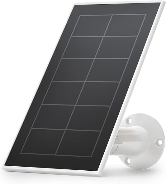 Arlo Solar Panel Charger for Arlo Ultra and Pro 3/4 Floodlight Cameras - White